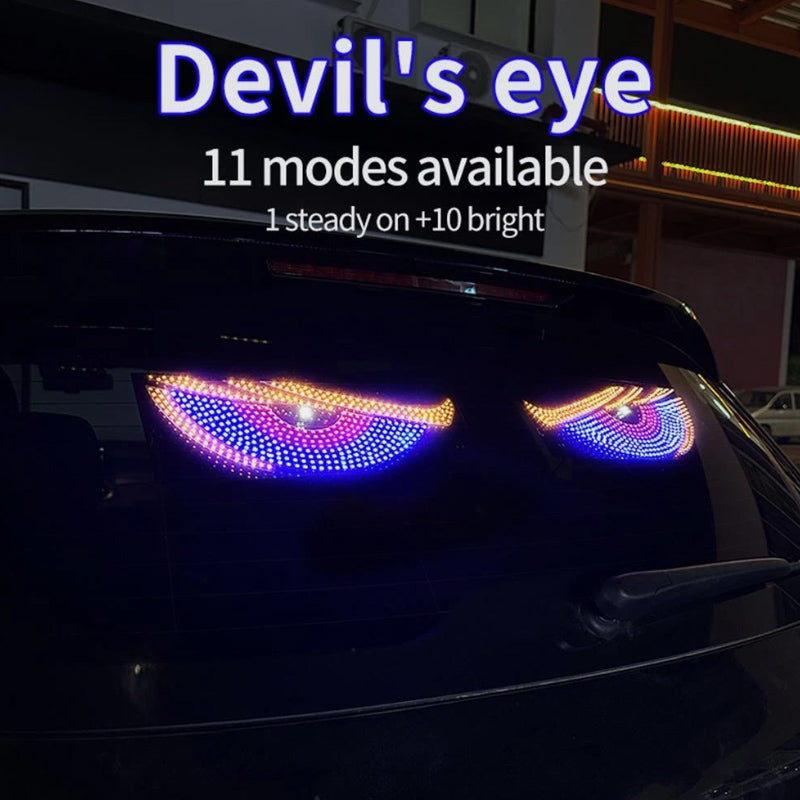 😈2Pcs LED Devil Eyes Lights for Truck Windshield