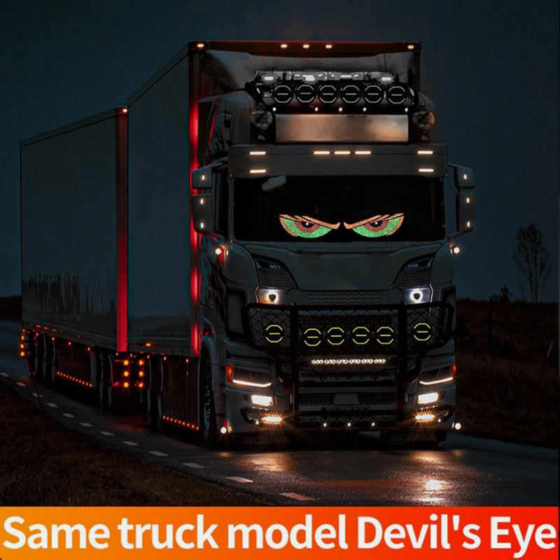 😈2Pcs LED Devil Eyes Lights for Truck Windshield