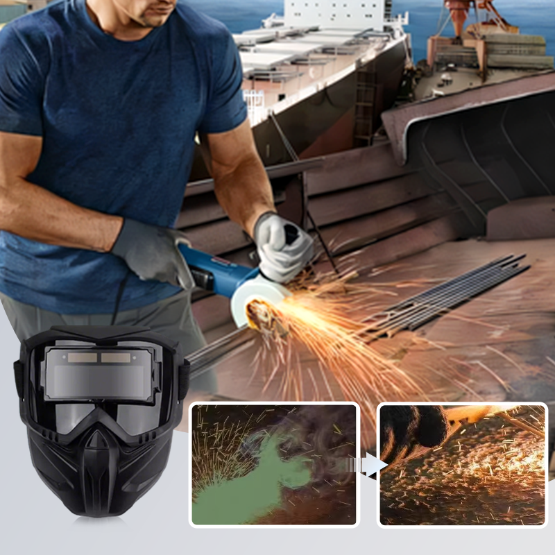 ⏳Limited time 50% OFF⏳Auto-Darkening Welding Mask