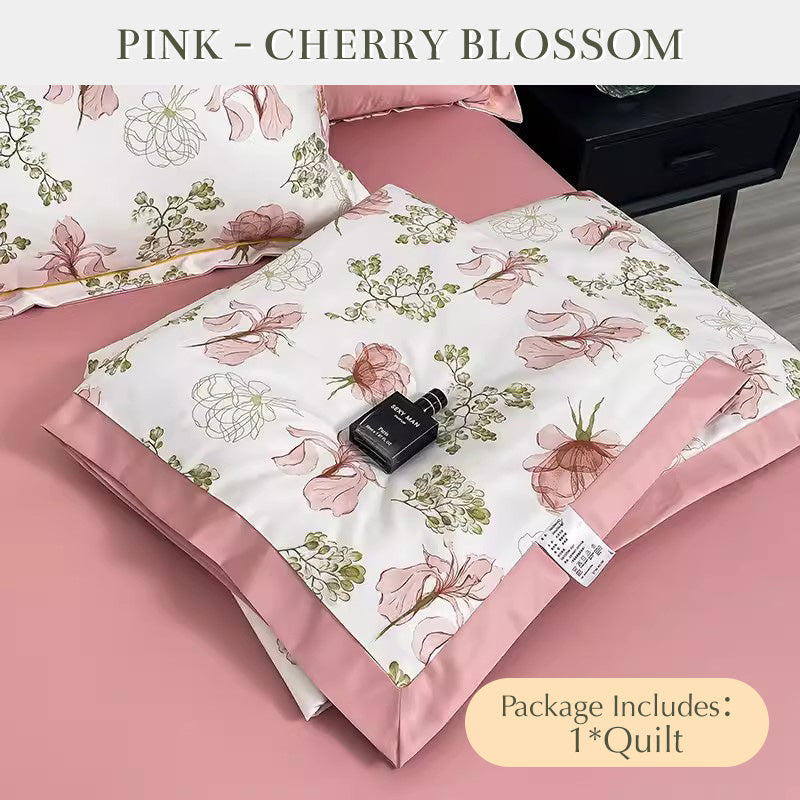 🔥 2025 Hot Sale 49% OFF🔥Breathable & Cooling Quilt 4-Piece Set
