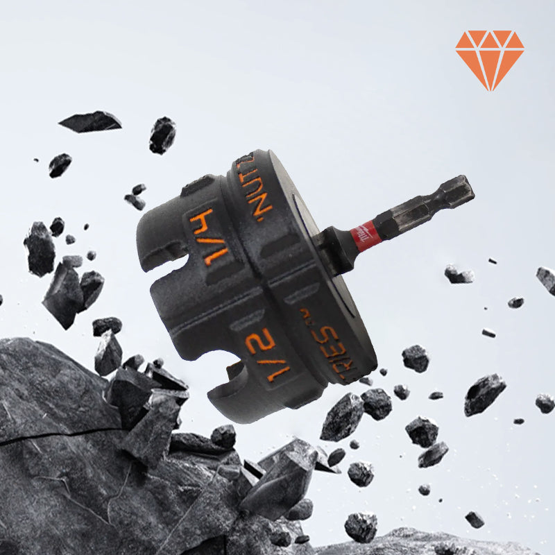 Nut Zipper Drill Attachment for Fast Nut and Bolt Removal