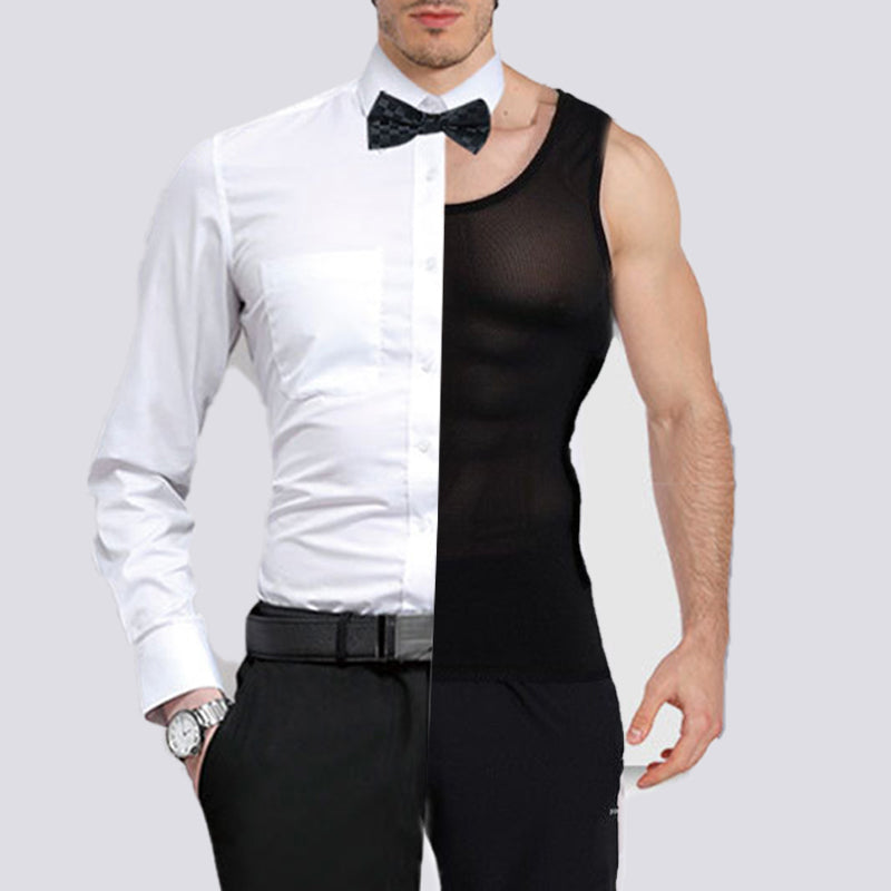 Men's Slimming Mesh Waist-Cinching Vest