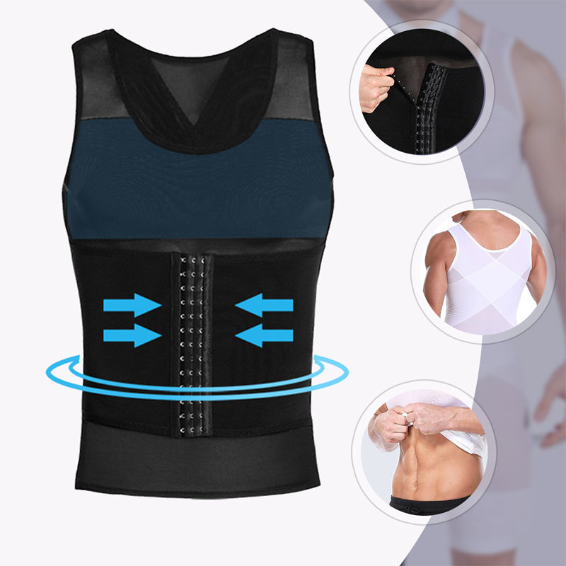 Men's Slimming Mesh Waist-Cinching Vest