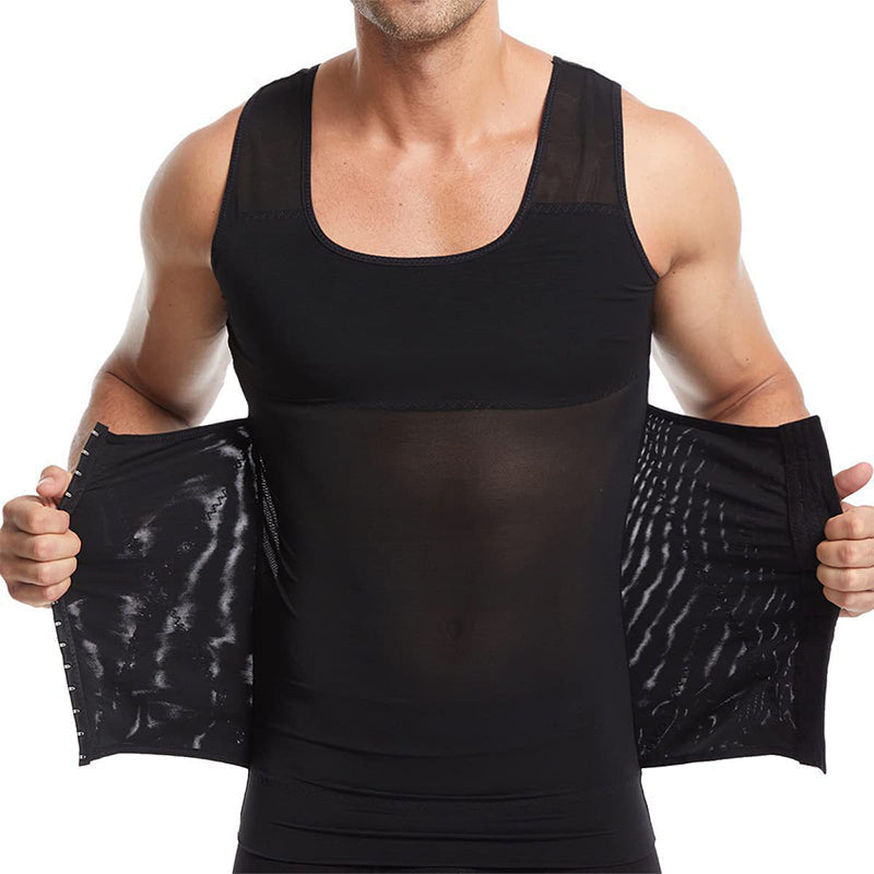 Men's Slimming Mesh Waist-Cinching Vest