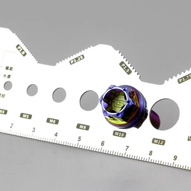 Stainless Steel Double-Sided Bolt Gauge Card（🎉Buy 2 get 1 free）