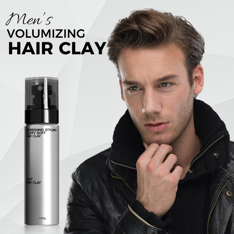 Men’s Refreshing Cologne-Scent Volumizing Hair Clay