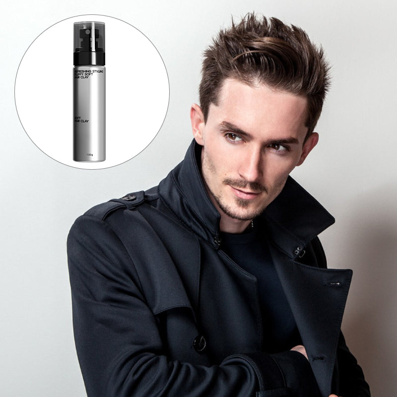 Men’s Refreshing Cologne-Scent Volumizing Hair Clay