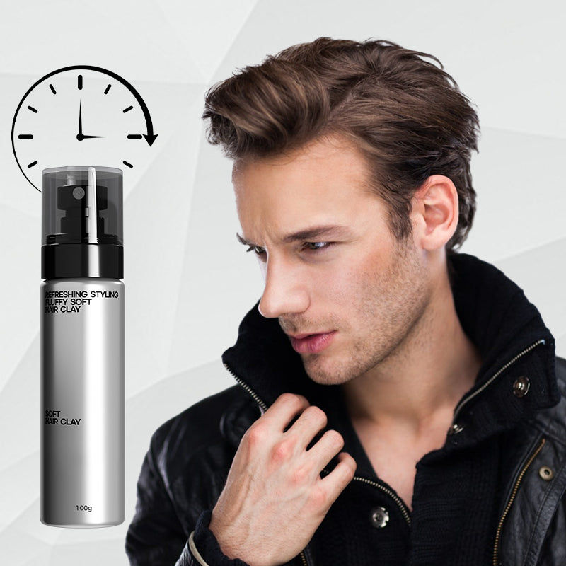 Men’s Refreshing Cologne-Scent Volumizing Hair Clay