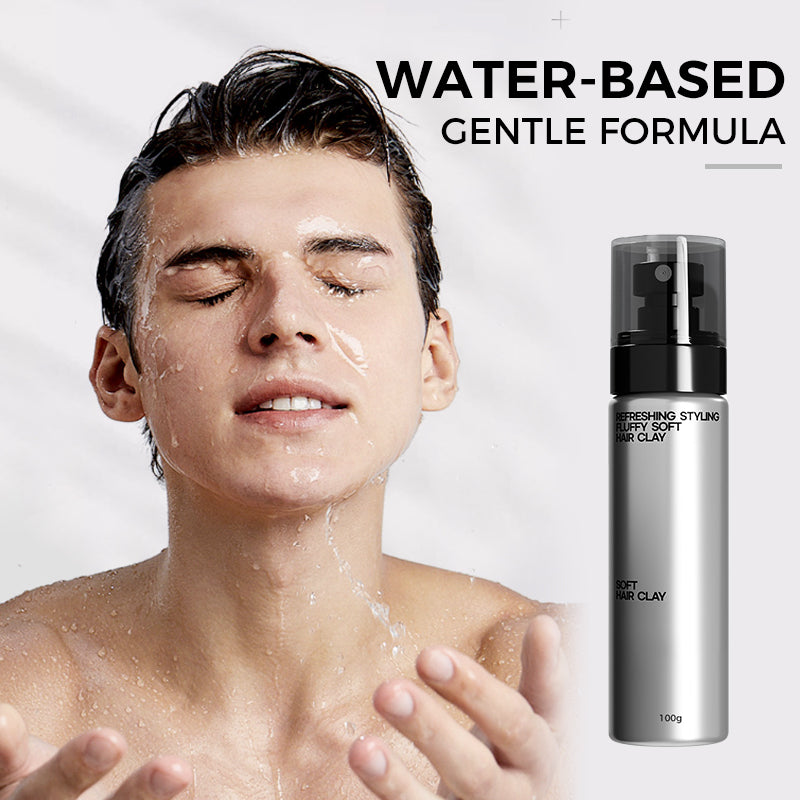 Men’s Refreshing Cologne-Scent Volumizing Hair Clay