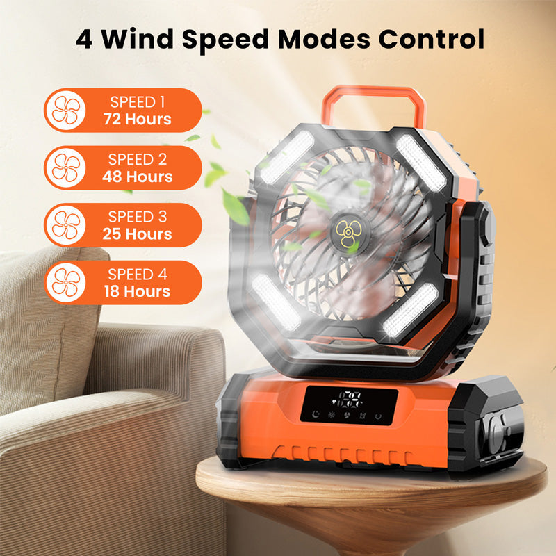 🏆HOT SALE 50%OFF🍃Portable Oscillating Fan with Remote Control
