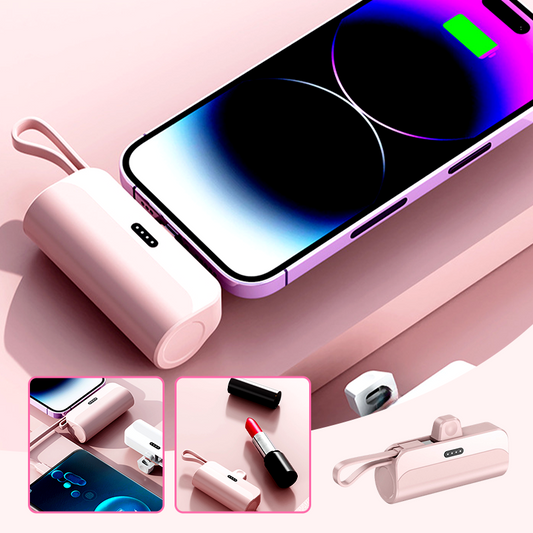 🔥2025 Hot Sale 50% OFF🔥Portable High-Capacity Power Bank with Built-in Cables