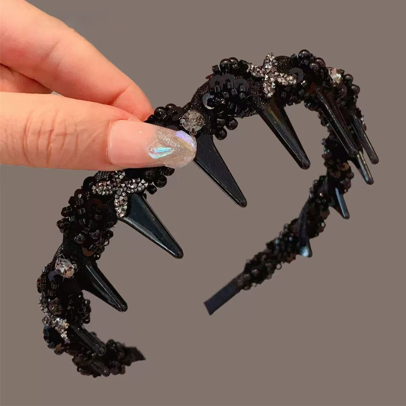 🔥 2025 Hot Sale 49% OFF🔥Rhinestone Headband with Teeth for Women