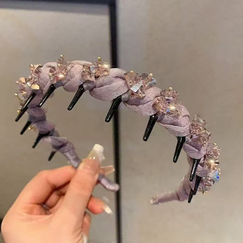 🔥 2025 Hot Sale 49% OFF🔥Rhinestone Headband with Teeth for Women