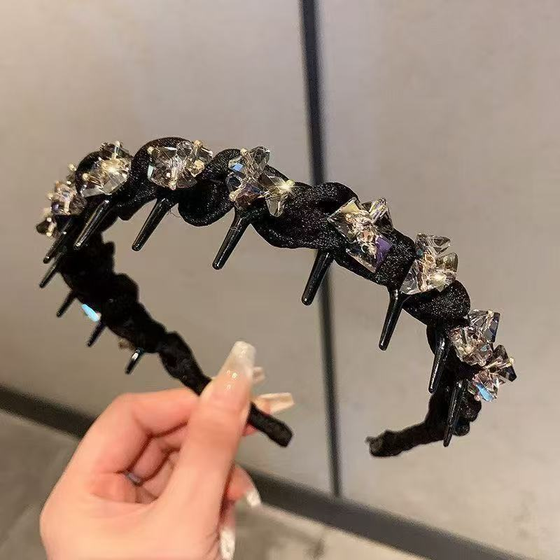 🔥 2025 Hot Sale 49% OFF🔥Rhinestone Headband with Teeth for Women
