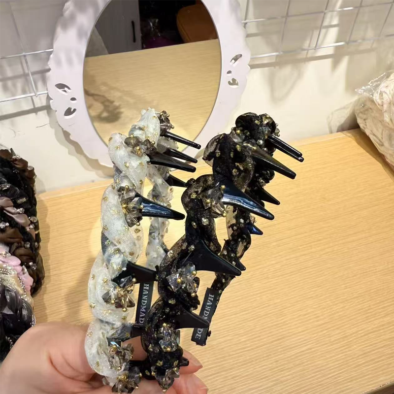 🔥 2025 Hot Sale 49% OFF🔥Rhinestone Headband with Teeth for Women