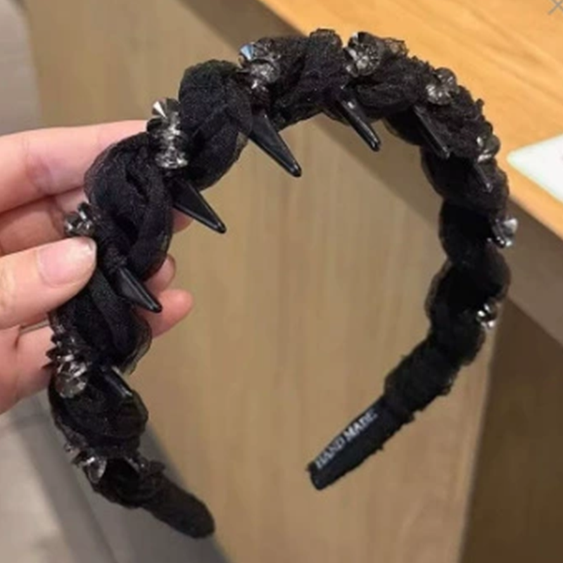 🔥 2025 Hot Sale 49% OFF🔥Rhinestone Headband with Teeth for Women