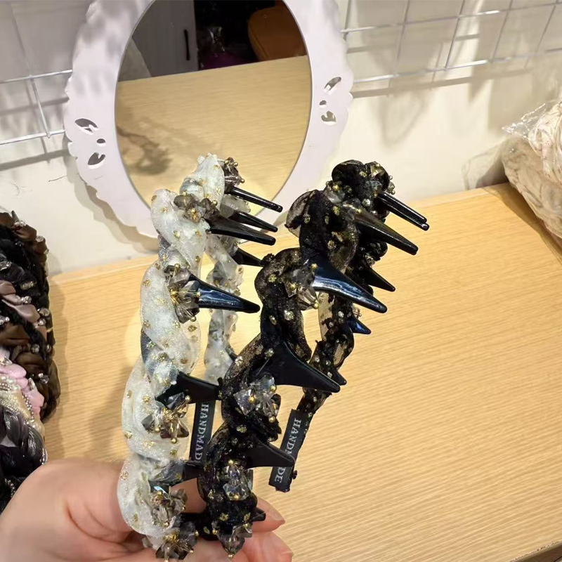 🔥 2025 Hot Sale 49% OFF🔥Rhinestone Headband with Teeth for Women