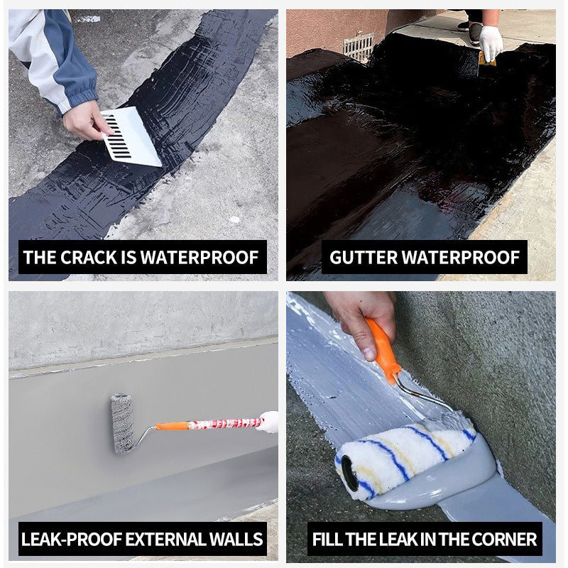 🥳2026 HOT SALE🥳💞50K+ SOLD!🏠💧 50% OFF! Anti‑Leakage Roof Sealant – Seals cracks instantly, flexible & weatherproof. Safe & odorless. 1kg. 🛡️✨
