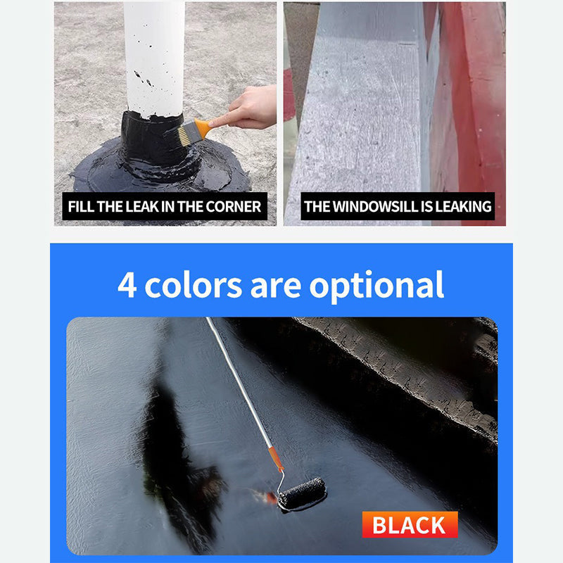 🥳2026 HOT SALE🥳💞50K+ SOLD!🏠💧 50% OFF! Anti‑Leakage Roof Sealant – Seals cracks instantly, flexible & weatherproof. Safe & odorless. 1kg. 🛡️✨