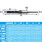 Square Hole Drill Woodworking Tools Auger Mortising Chisel Drill Set
