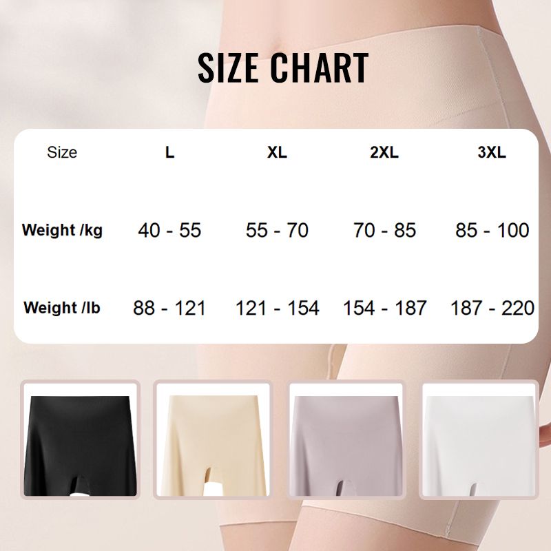 🎁2025 Hot Sale 50% OFF💥Women High-waist Ice Silk Underwear with Tummy-control Hip-lifting