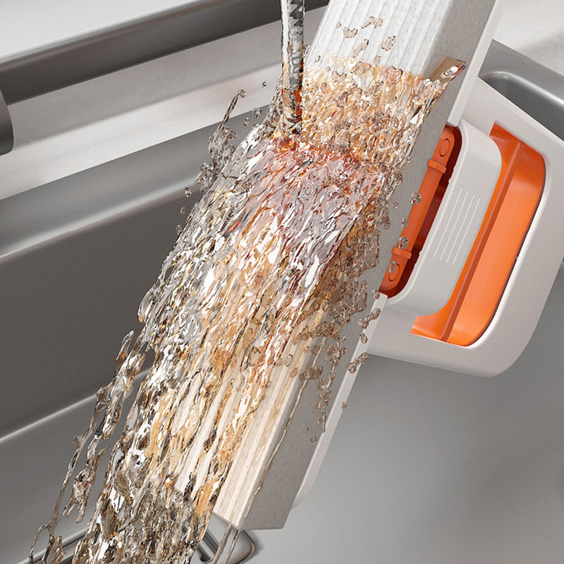 Small portable automatic water-absorbing desktop mop