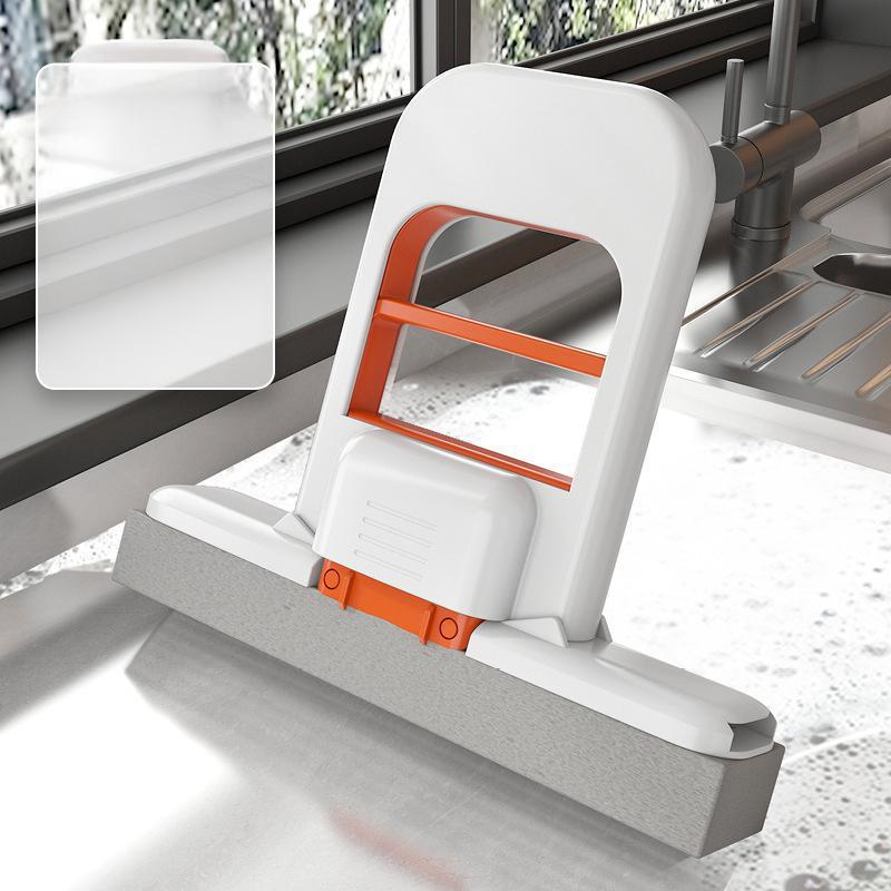 Small portable automatic water-absorbing desktop mop