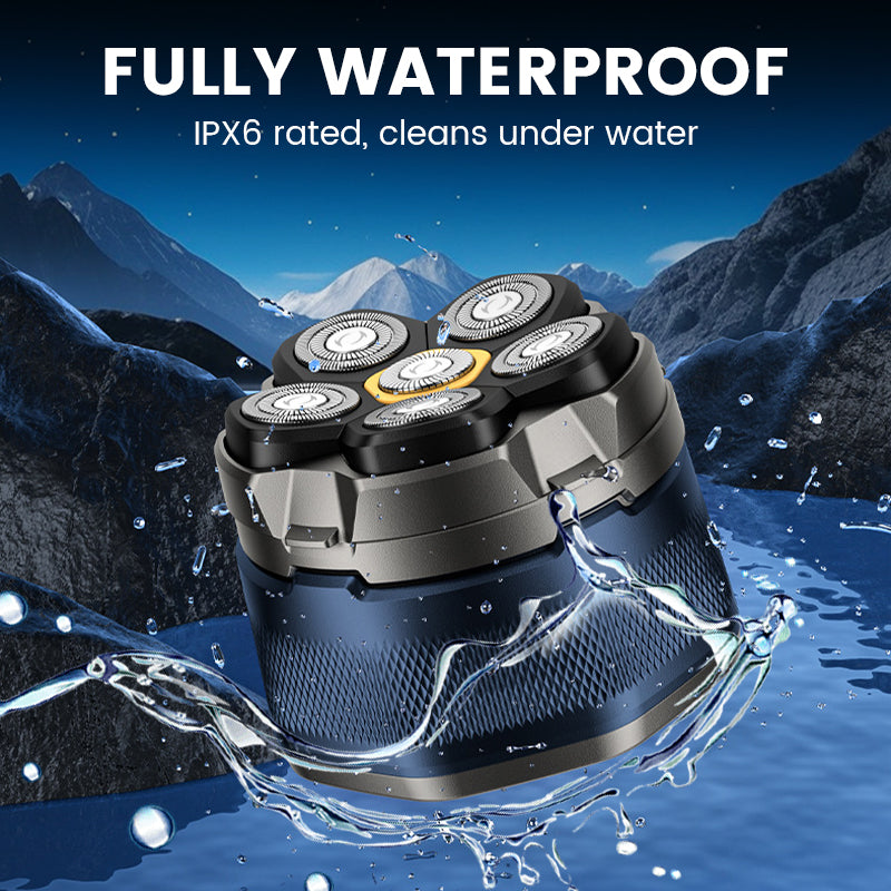 🔥2025 Hot Sale 50% OFF🔥6D Waterproof Head Shaver Kit for Bald Men