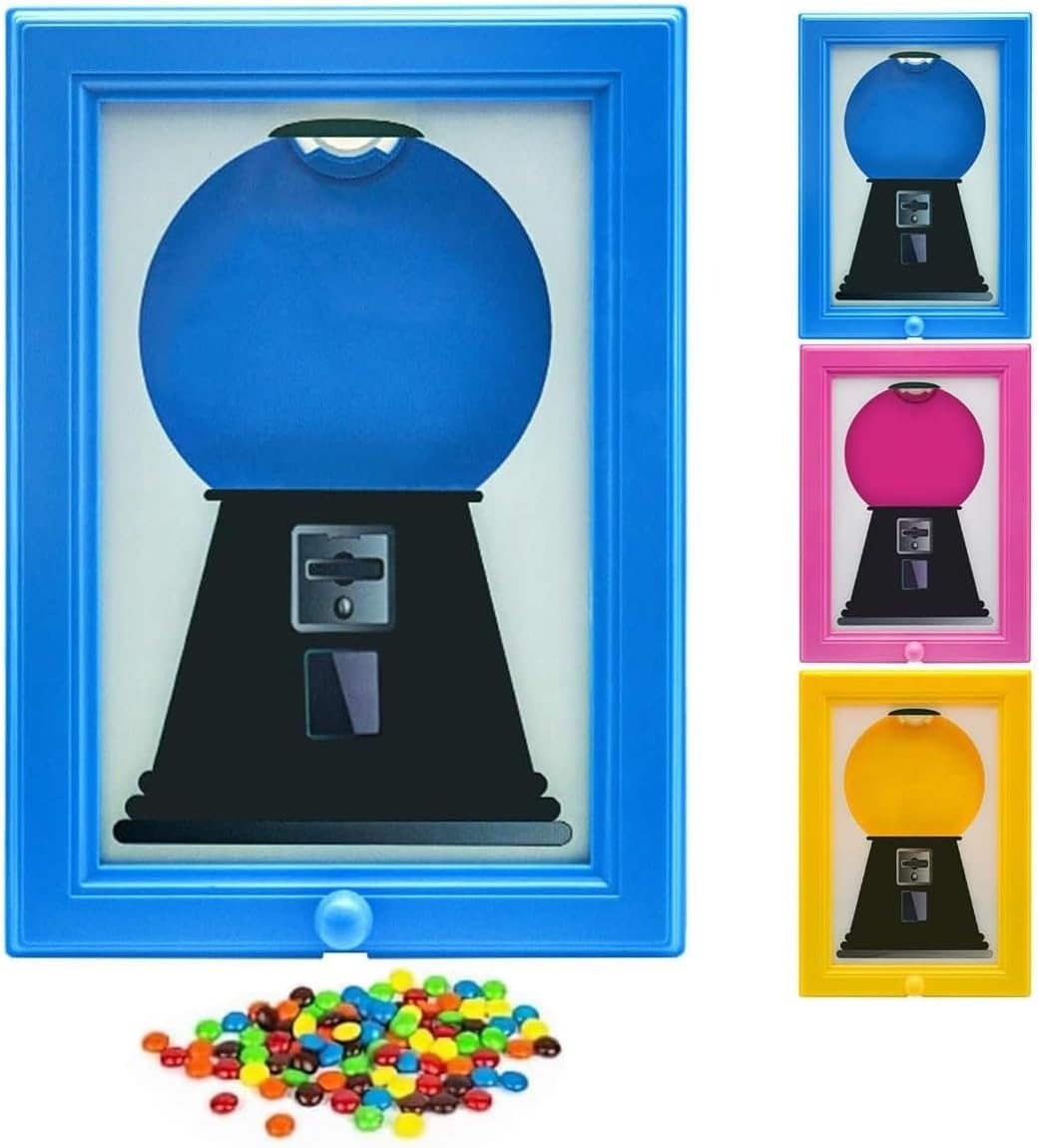 🔥HOT SALE 🎁Double the Fun! 🖼️🍬 Candy Dispenser Picture Frame - Wall Mount or Tabletop
