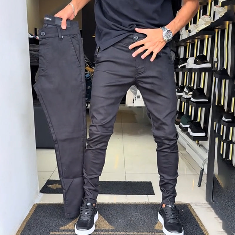 🔥2025 Hot Sale 50% OFF✨Men’s Slim-Fit Casual Solid Color Pants