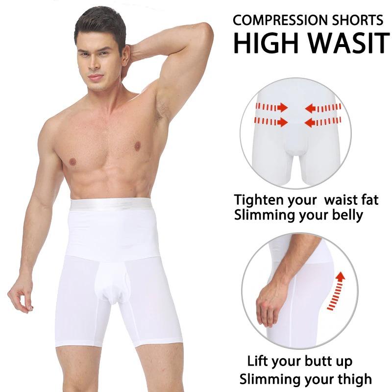 ⏳Limited time 50% off💥Men's High Waist Shapewear Boxer Briefs