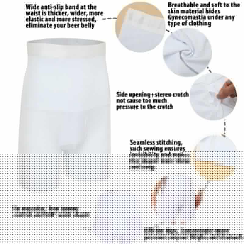 ⏳Limited time 50% off💥Men's High Waist Shapewear Boxer Briefs