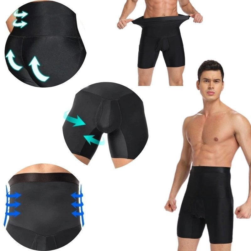 ⏳Limited time 50% off💥Men's High Waist Shapewear Boxer Briefs
