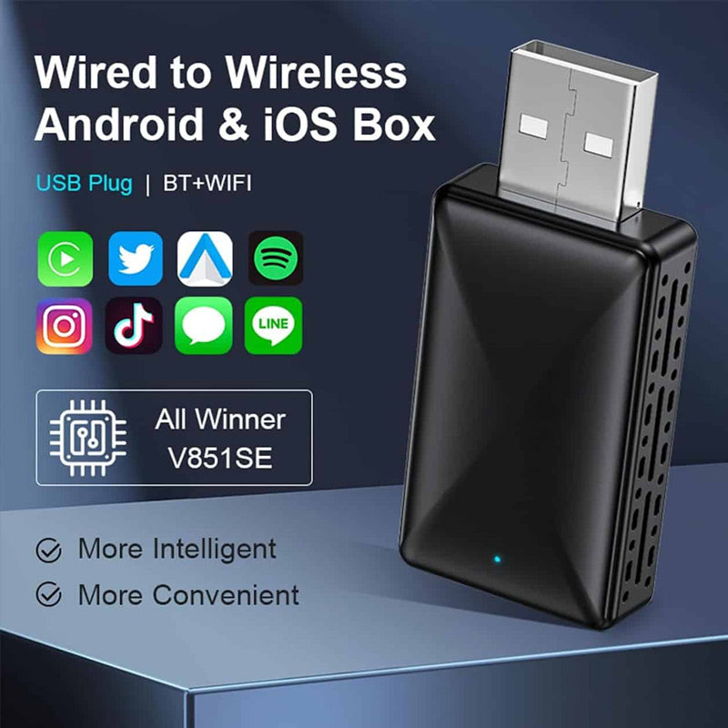🔥🍳Limited-time discount🔥Wireless CarPlay Box with USB Port