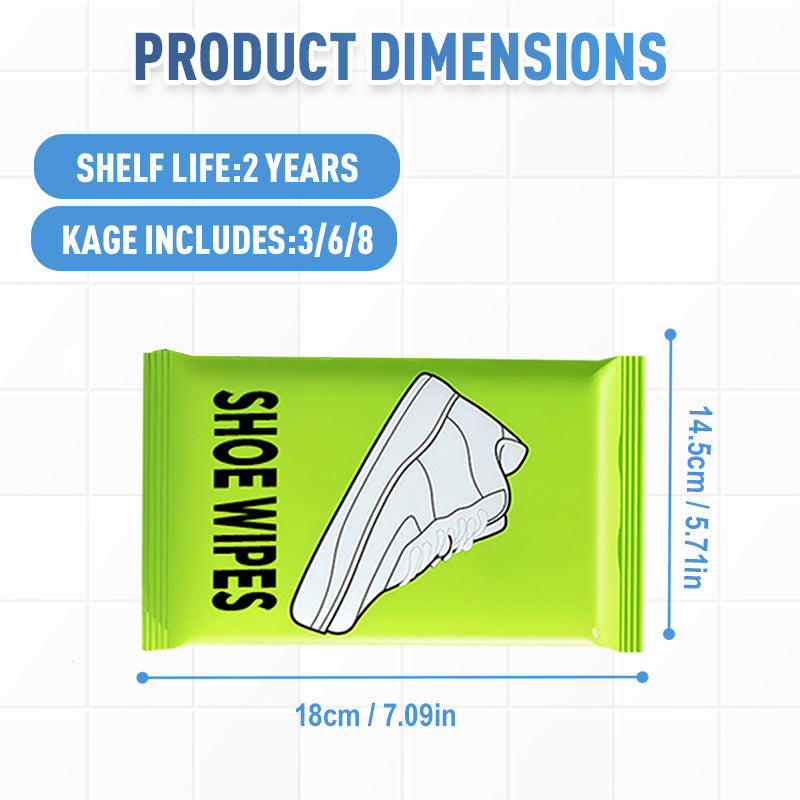 🔥Limited Hot Sale 50% OFF-💥Each Pack Only ￡2.1!🍃👟Quick-Clean Shoe Wipes