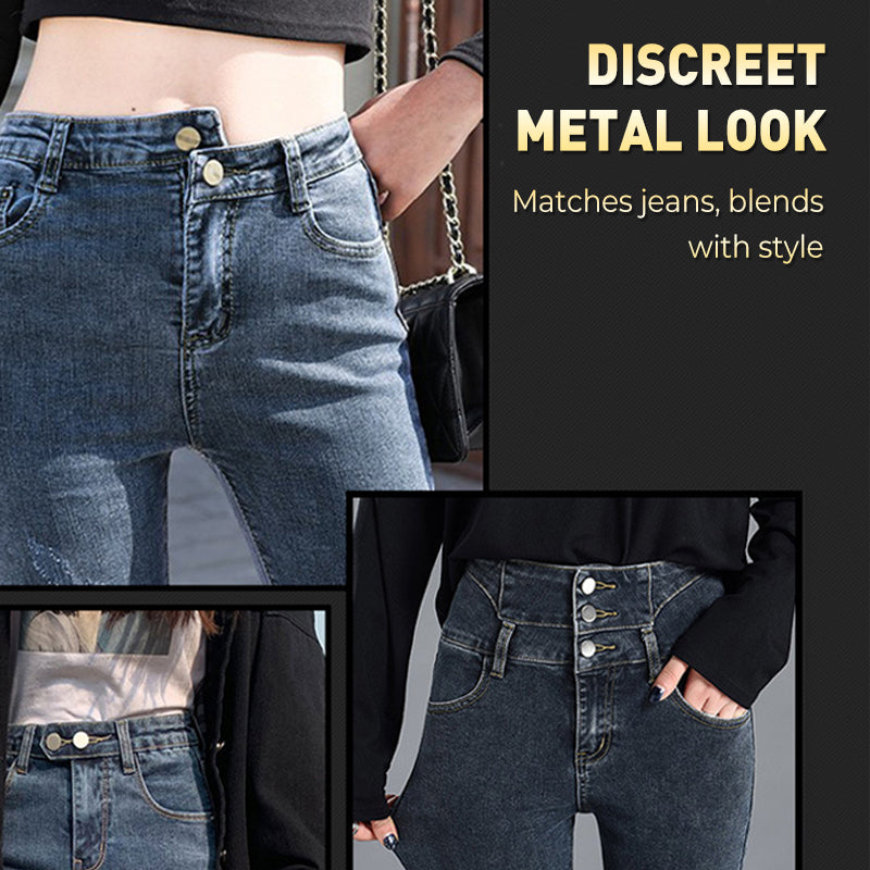 Spring-Loaded Metal Waist Extender Button for Jeans – shimmer07