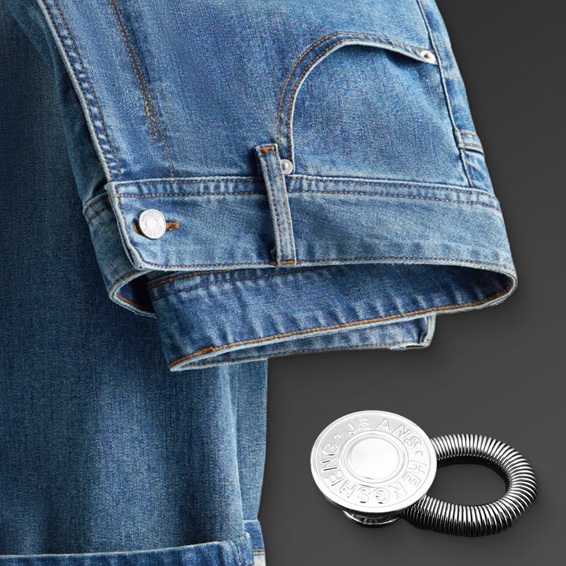 Spring-Loaded Metal Waist Extender Button for Jeans – shimmer07