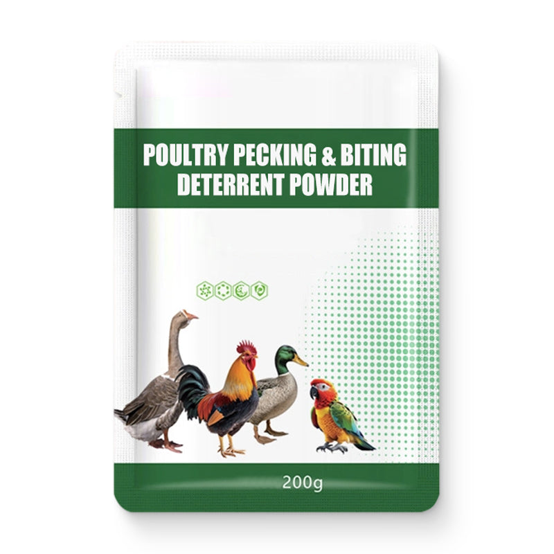 🔥200g Poultry Anti-Pecking Powder – Stop Feather Pulling & Cannibalism in Birds 🐔✨