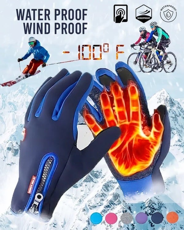 ⏰Last Day 50% OFF❄️🎁Waterproof Touchscreen Thermal Outdoor Gloves