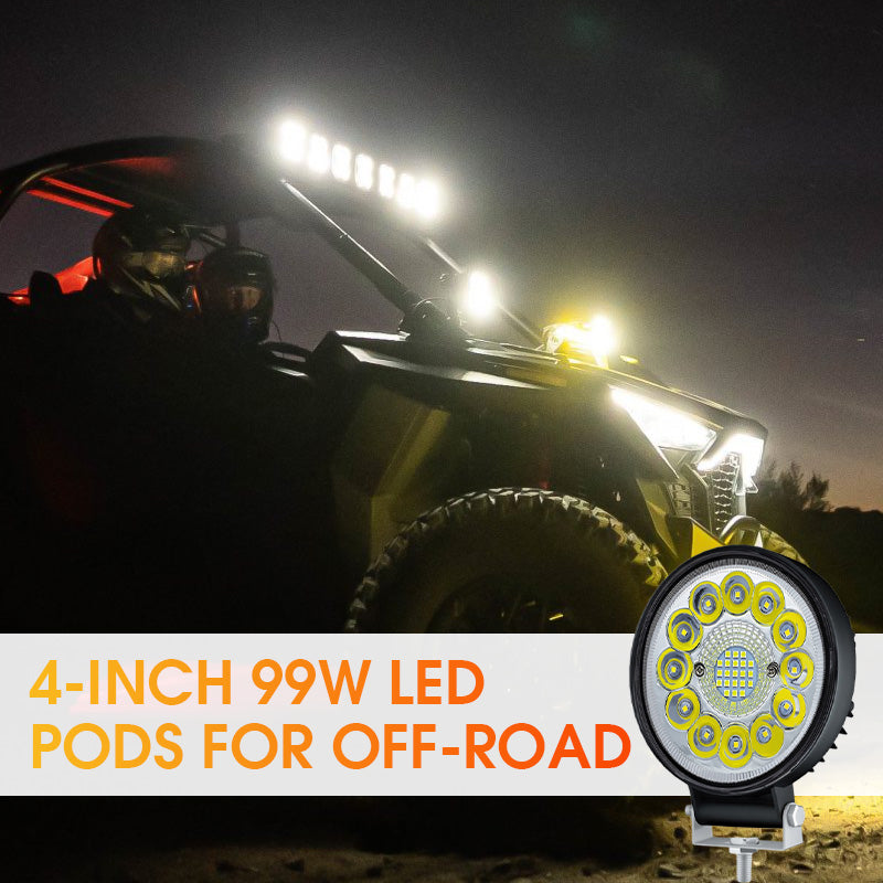 🔥While Supplies Last 50% OFF!🎉4-inch 99W LED Pod for Off-Road