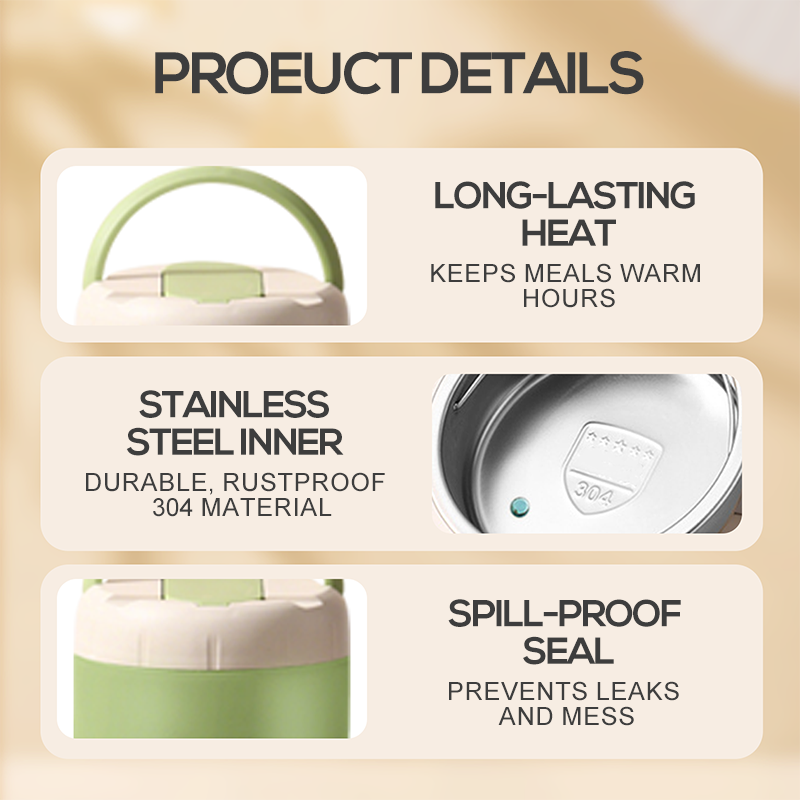 1.5L Stainless Steel Vacuum Insulated Food Jar
