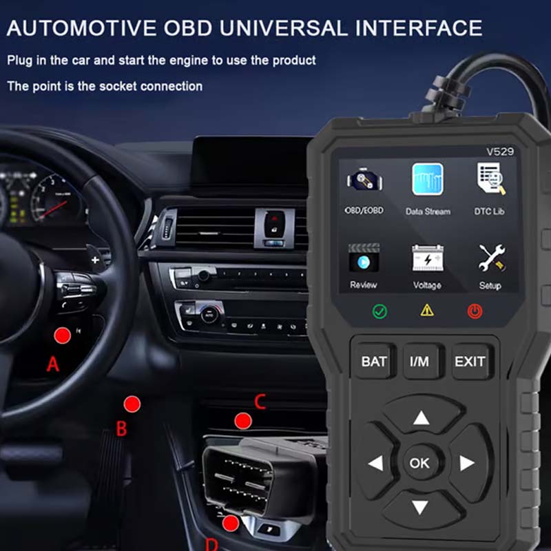 🚗60% OFF NOW!🎉Professional OBD2 Diagnostic Tool – Fast Analysis, Wide Compatibility & User-Friendly🔍📦