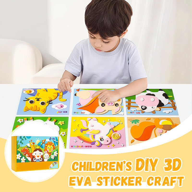 🔥HOT SALE 50% OFF-Children’s DIY 3D EVA Sticker Craft