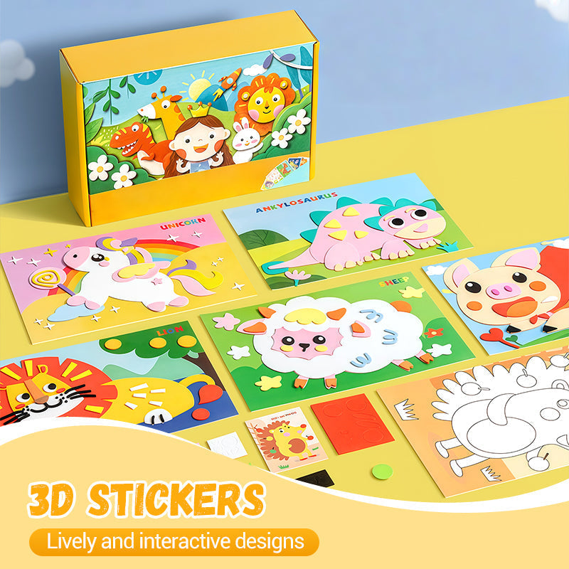 🔥HOT SALE 50% OFF-Children’s DIY 3D EVA Sticker Craft