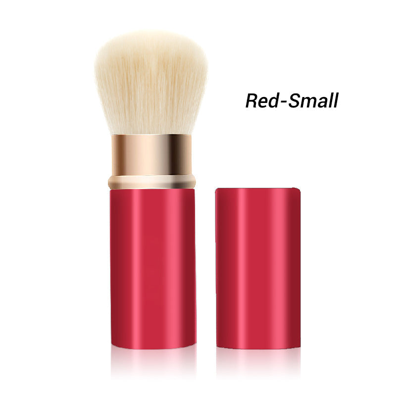 Versatile & Retractable Makeup Brush for Blush and Powder