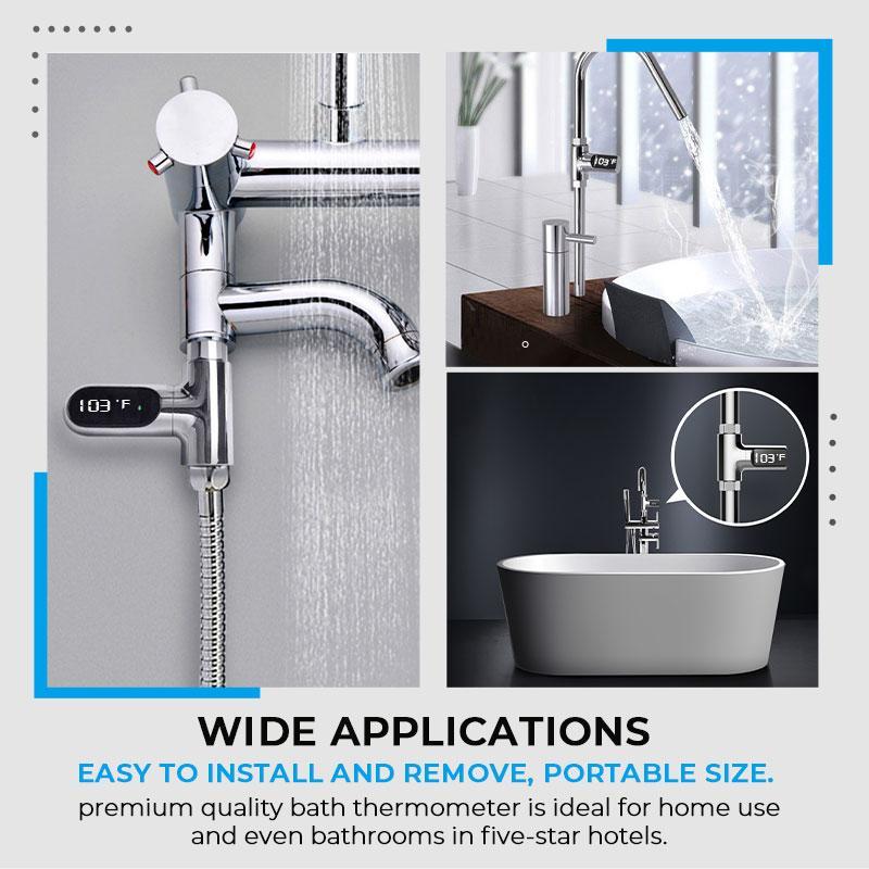🔥Christmas Limited-Time Offer: 50% OFF!!!🔥🌡️ SHOWER THERMOMETER - LCD Display with Backlight, Easy Installation Without Tools, IPX7 Waterproof, Perfect for Modern Bathroom 🛁✨