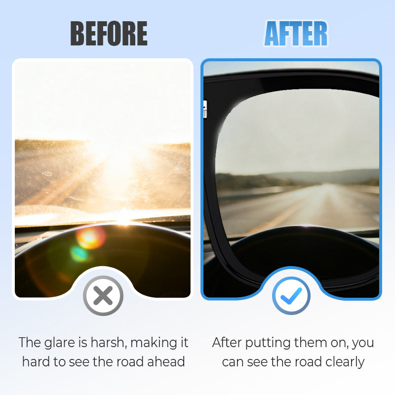 🎁2025 Limited Time Sale 50% Off🔥Compact Foldable Over-Glasses Sunglasses