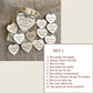 10 Reasons Why You Are My Friend Wooden Hearts
