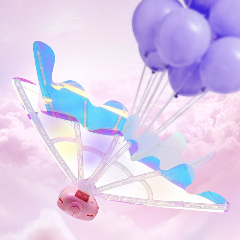 🎄2025 Christmas Hot Sale🎁Rechargeable Electric Fairy Wings with LED Lights and Music🧚‍♀️