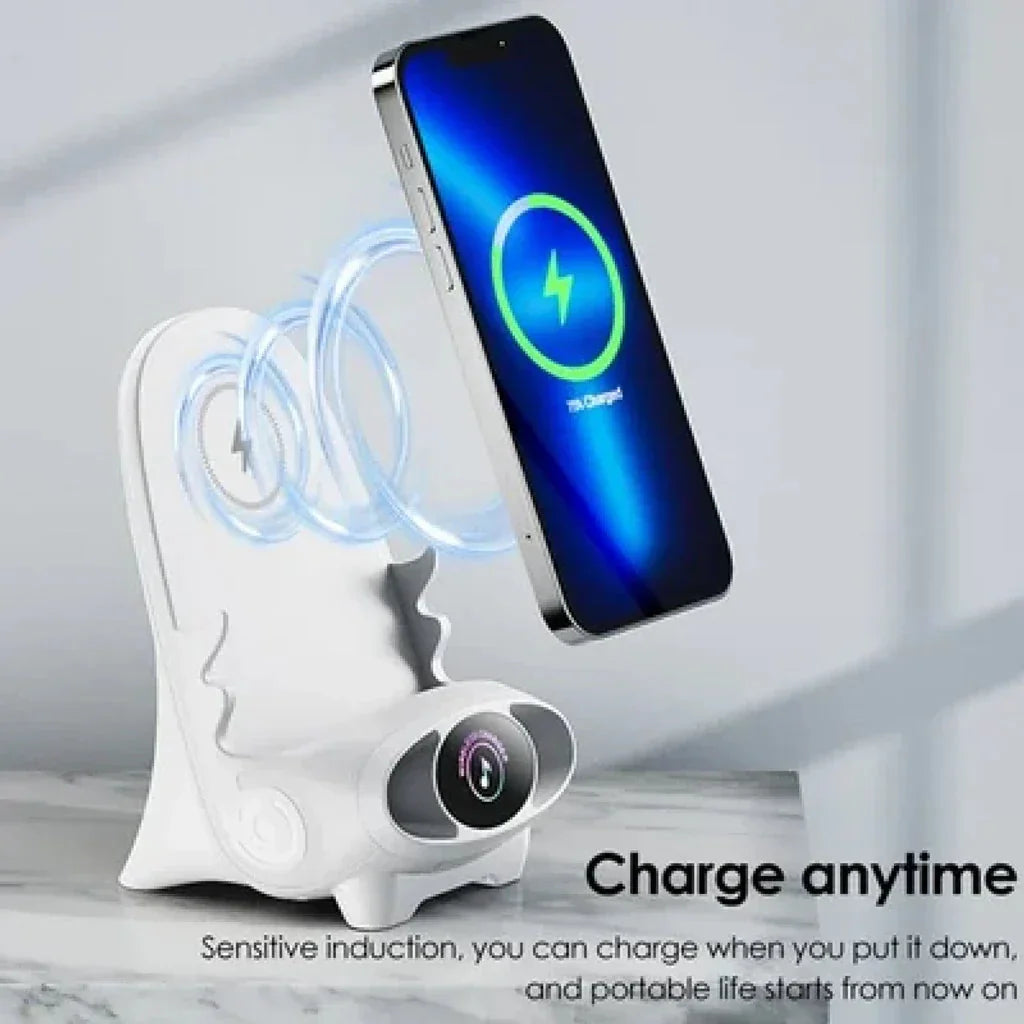 🔥2025 Mini Chair Wireless Fast Charger Multifunctional Phone Holder — Adapts to All Phones